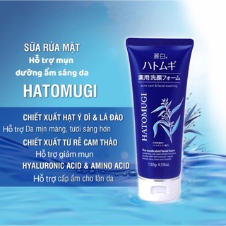 Sữa Rửa Mặt Ý Dĩ Hatomugi Nhật Bản
