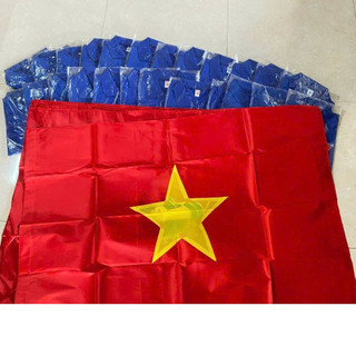 Cờ đỏ sao vàng nhiều kích thước, cờ tổ quốc vải phi bóng đẹp