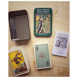 Bộ Bài Tarot Bói Smith Waite Tarot Hộp Săt Cao cấp- Bộ Bài Tarot Cao Cấp Smith Waite Tarot