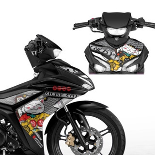Tem trùm Exciter 155 Lucky Cat DECAL 3A