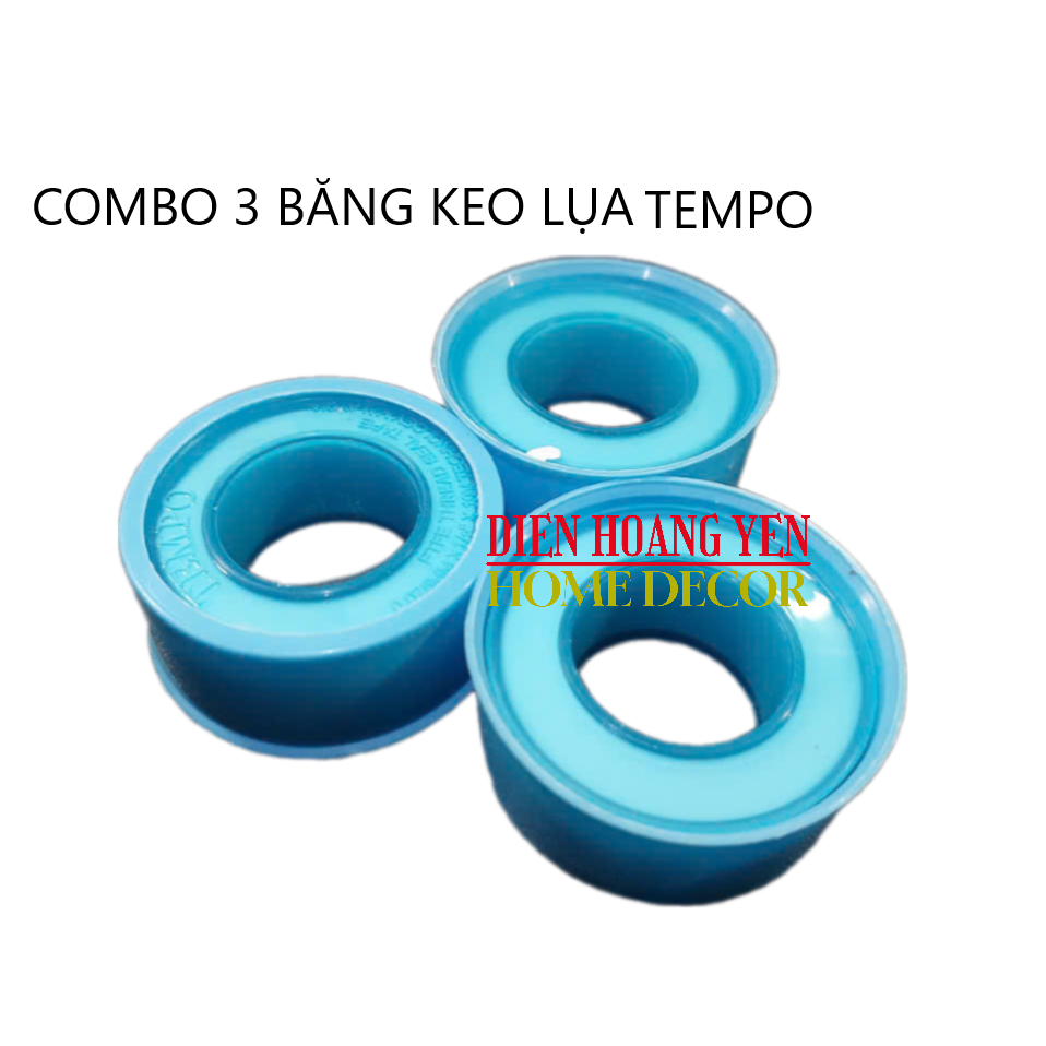 Combo 3 cuồn băng keo lụa ( băng tan ) loại dày