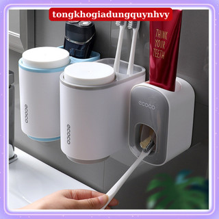 Kệ đựng 2 cốc và bàn trải tiện ích dính hút chân không
