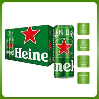 Thùng 24 lon bia Heineken 330ml