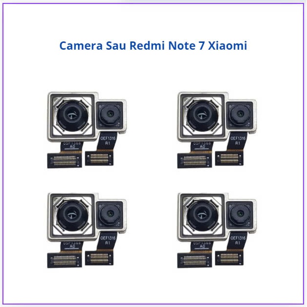 Camera sau  xiaomi redmi Note 7 chất lượng tốt