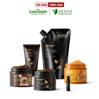 Tẩy tế bào chết VEGAN Thuần Chay COCOON, HERBARIO tẩy sạch da chết cơ thể, mặt, môi