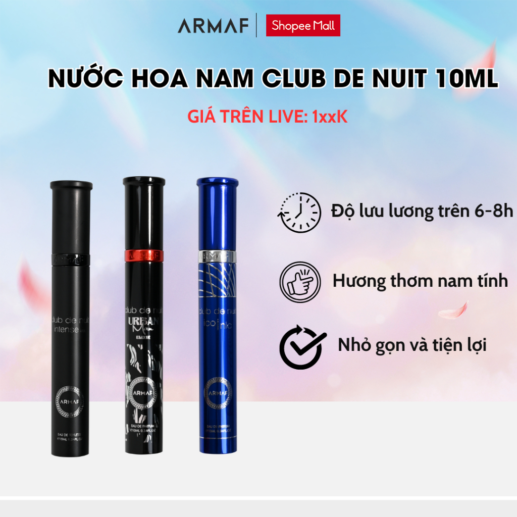 Nước hoa ARMAF Club De Nuit Bản Mini 10ML | BigBuy360 - bigbuy360.vn