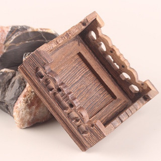 Đế gỗ vuông 10x10 cm , gỗ cánh gà tự nhiên