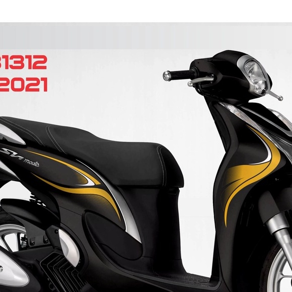 Tem SH MODE 2021 tem chỉ DECAL 3A