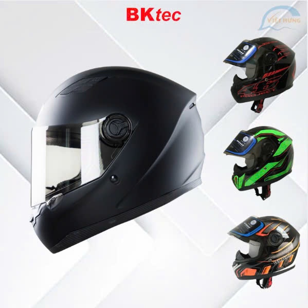 Mũ bảo hiểm Fullface cao cấp - Hàng chính hãng - BKTEC - BK31 - Bảo hành 12 tháng - Vòng đầu 57-59cm