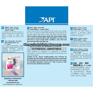 BỘ KIỂM TRA NITRITE API NO2- TEST KIT | ĐO CHẤT LƯỢNG NƯỚC HỒ THỦY SINH