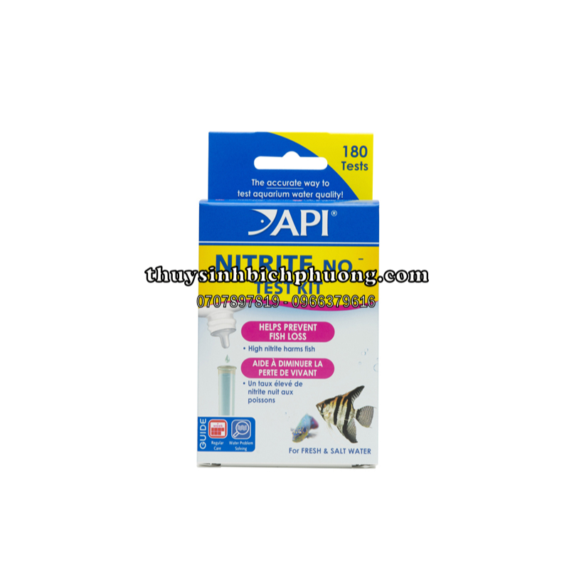 BỘ KIỂM TRA NITRITE API NO2- TEST KIT | ĐO CHẤT LƯỢNG NƯỚC HỒ THỦY SINH
