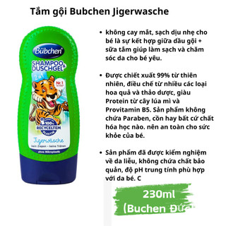 Sữa Tắm Bubchen  Dành Cho Bé 230ml