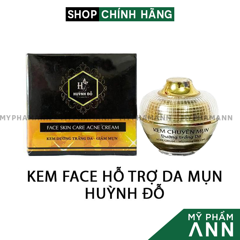 Kem Face Chuyên Mụn Huỳnh Đỗ Chính Hãng 15g