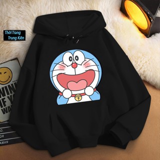  Áo Hoodie Trẻ Em Hình Doraemon Đáng Yêu Dễ Thương Chất Vải Nỉ Cotton Mềm Mịn Siêu Ấm Cho Bé  M 124  