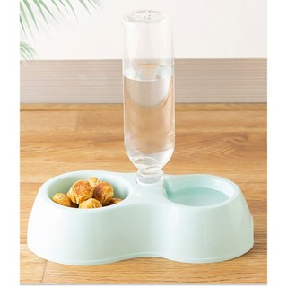 bộ chén ăn kèm chén bình nước cho chó mèo - T3 PETS SHOP