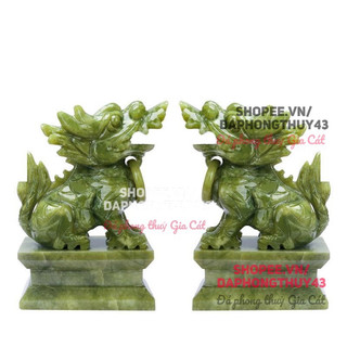 Cặp lân đá lam ngọc [ siêu đẹp ]