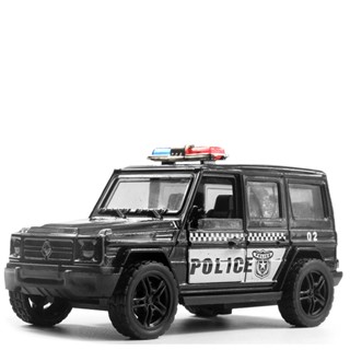 Mô hình xe ô tô cảnh sát STK thiết kế hợp kim dành cho bé