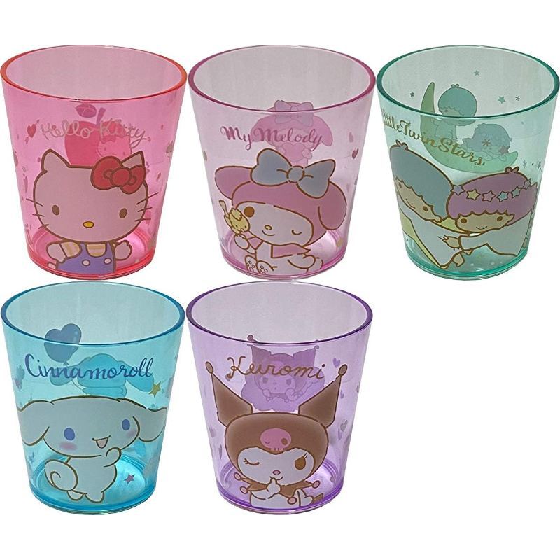 【Direct from Japan】Sanrio Plastic Cups 7.8 × 8.5 × 7.8 cm, 260ml Dinnerware Drinkware Saucers Kitche