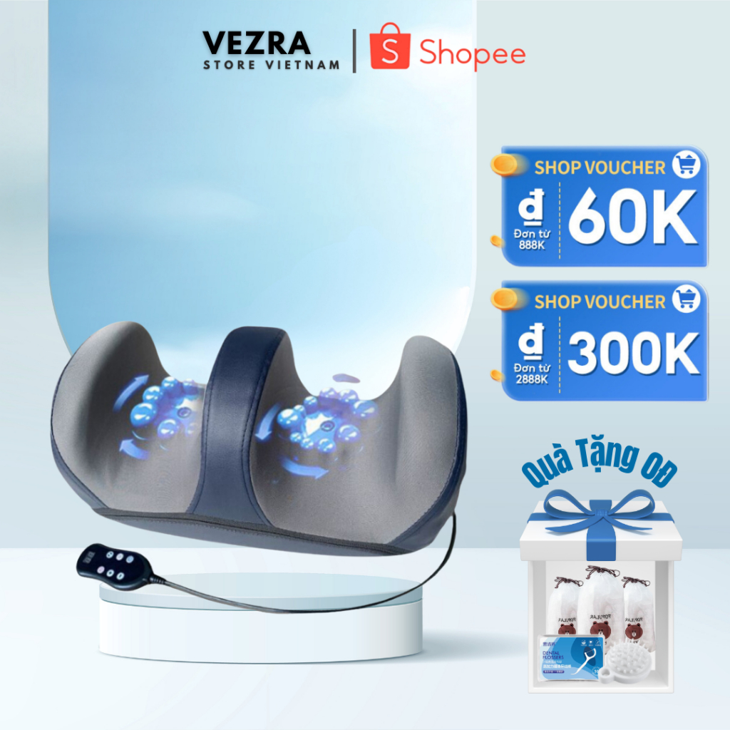 Máy Massage Chân Bấm Huyệt MEGUN Cao Cấp 3 Chế Độ Xoa Bóp Bàn Chân Tự Động Cho Người Già, Dân Văn Phòng