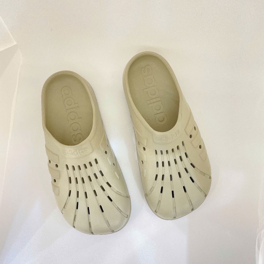 [CHÍNH HÃNG] DÉP ADIDAS ADILETTE CLOG - BEIGE - AUTH / REAL