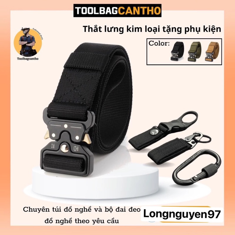 Thắt lưng chiến thuật kèm phụ kiện