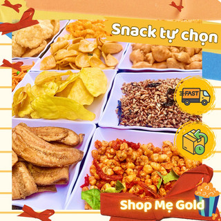   100g dùng thử  Snack tự chọn bánh quẩy sấy giòn bim bim đồ ăn vặt các loại đồ ăn vặt 