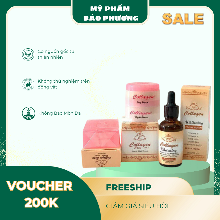 Combo kem collagen 701 plus vit E