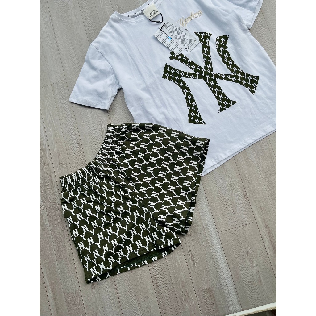 Bộ thun cotton tay ngắn + quần ngắn dáng unisex từ 40 đến 65kg B121+B193