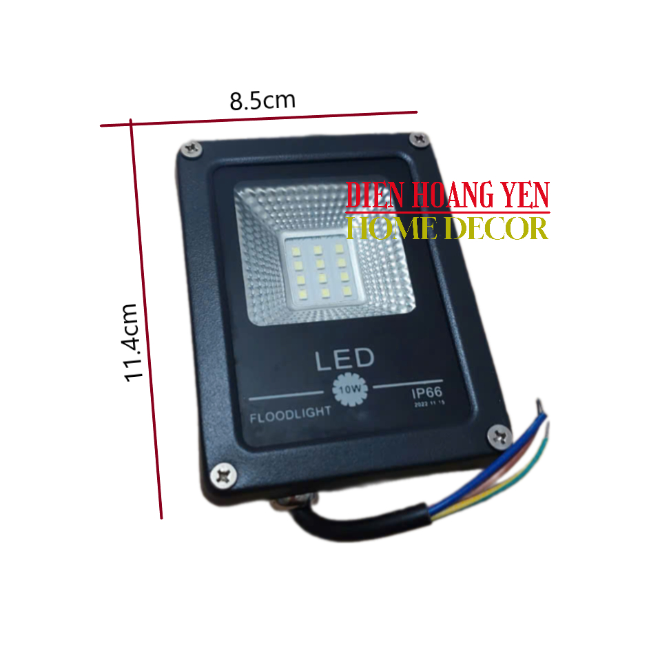 Đèn pha led 10w siêu sáng IP66 ĐIỆN ÁP 220V