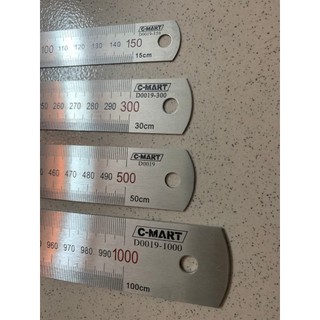 600mm Thước thép thẳng D0019-600 C-MART (Dungcu.az24 chuyên hàng Đài Loan)