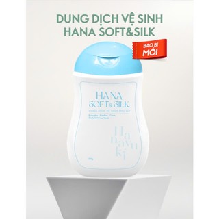 Dung dịch vệ sinh Hanayuki VB Soft & Silk phiên bản Hồng và Xanh mẫu mới 2024