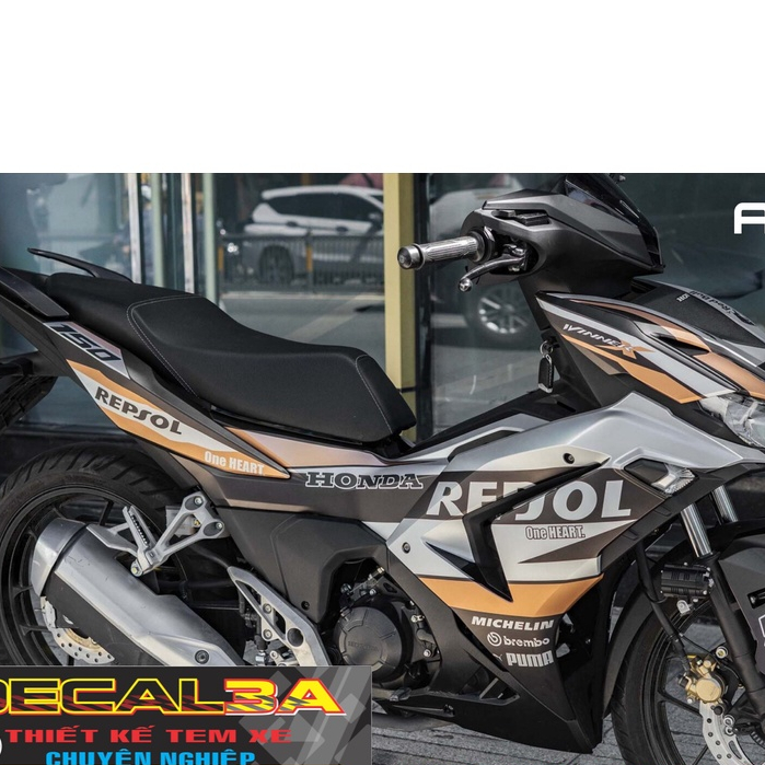 Tem trùm Winner X V3 REPSOL DECAL 3A