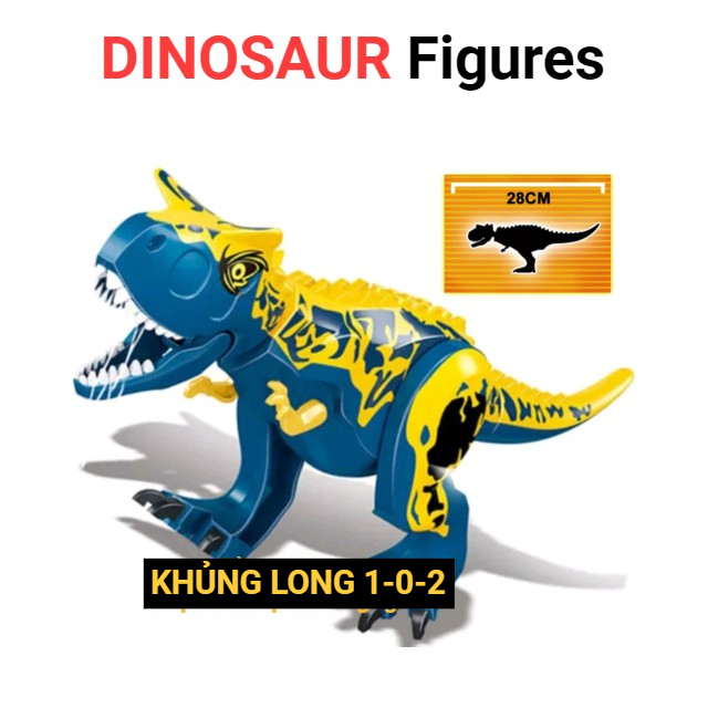 Đồ Chơi Khủng Long Carnotaurus mẫu 2 hàng Lele