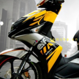 Tem trùm Nouvo 5 ELF VÀNG, ĐEN, BẠC RỰC RỠ - By DECAL 3A