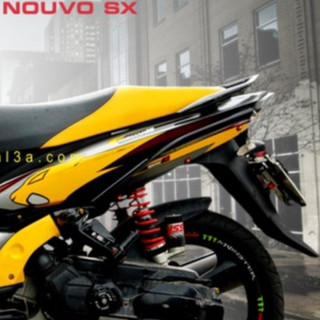 Tem trùm Nouvo 5 ELF VÀNG, ĐEN, BẠC RỰC RỠ - By DECAL 3A
