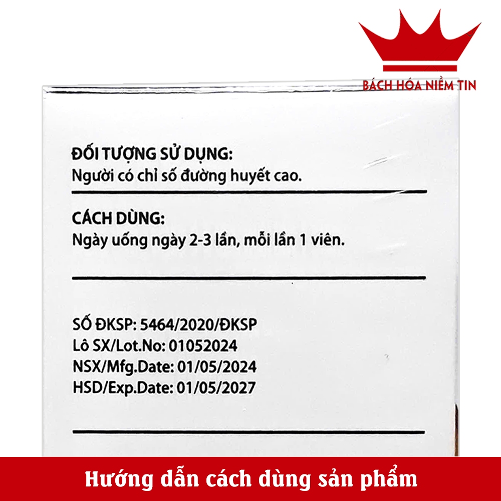 Viên uống giảm tiểu đường Hạ An Liên Thanh từ quế chi, mướp đắng, cam thảo giúp chuyển hóa đường, giảm tiểu đường
