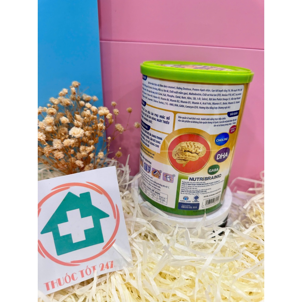 Sữa phát triển trí não cho bé Nutri Brain IQ DOCTOR NUTRI, sữa bột thuần chay nhập khẩu Mỹ giúp bé thông minh học giỏi