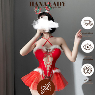  Đồ ngủ cosplay Noel gợi cảm - Váy ngủ sexy ren giáng sinh quyến rũ CP288 