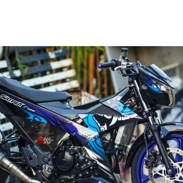 Tem trùm Satria F150 hoa văn DECAL 3A