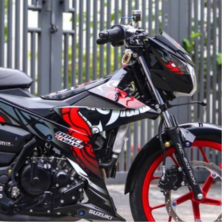 Tem trùm Satria F150 hoa văn DECAL 3A