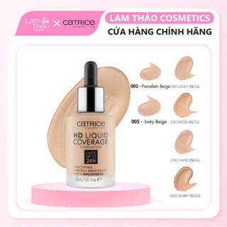 Kem Nền Che Phủ Kiềm Dầu 24H Catrice HD Liquid -Hàng Chính Hãng
