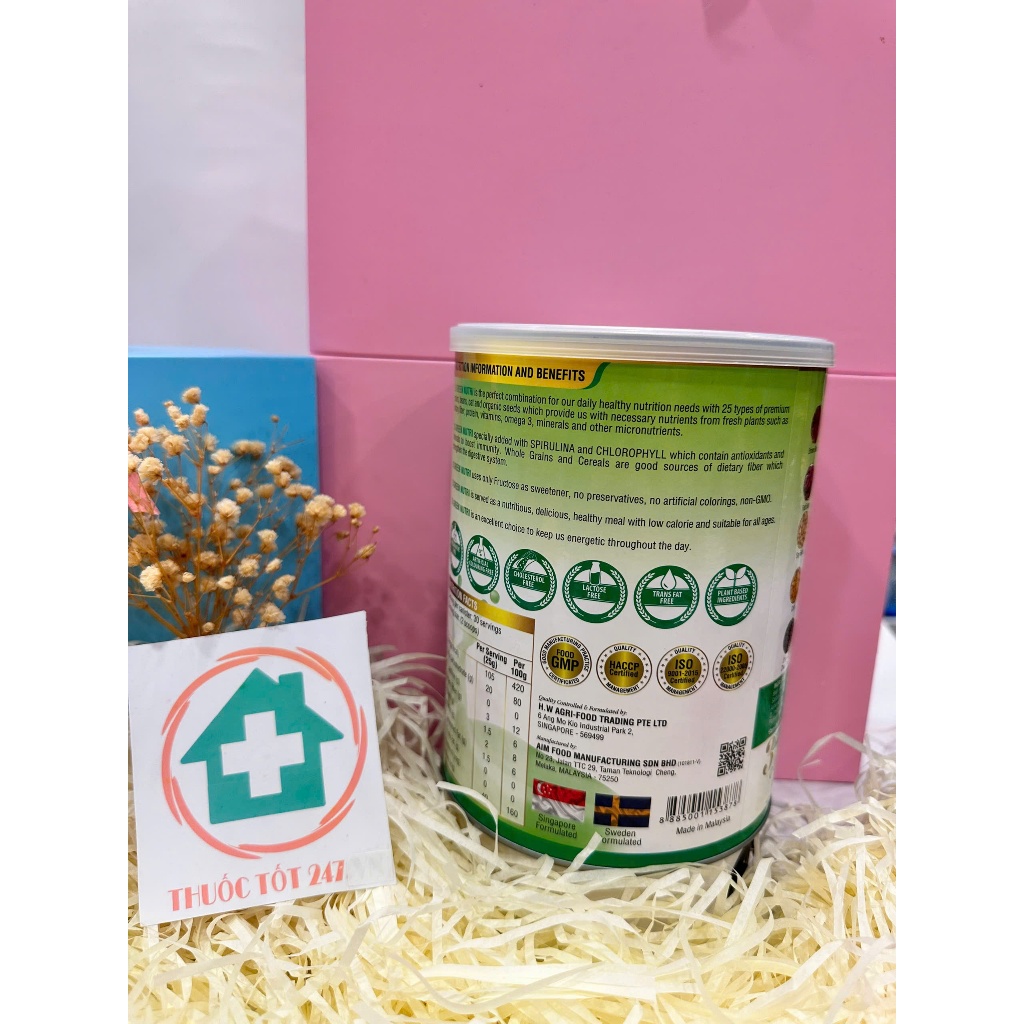 Sữa 25 Green Nutri 750g - Sữa Hạt Ngũ Cốc chính hãng