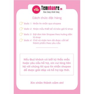 Tem DTF Thiết Kế Theo Yêu Cầu Temnhanre.vn In UV Khổ A4