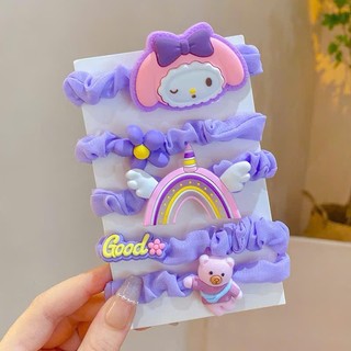 Dây cột tóc cao su co giãn cho bé nhiều hình dễ thương Hàn Quốc