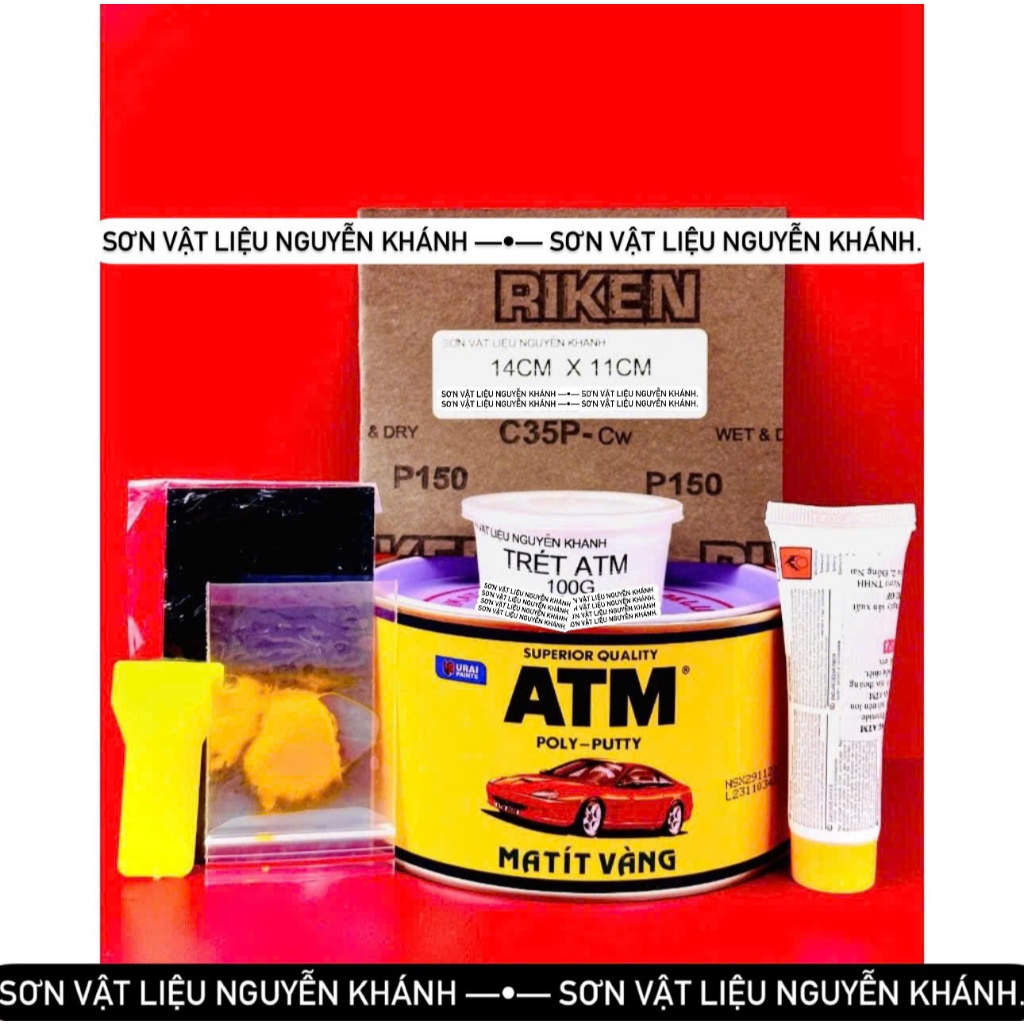 (Hũ 100g) Bột trét đa năng Matit ATM - 2 thành phần