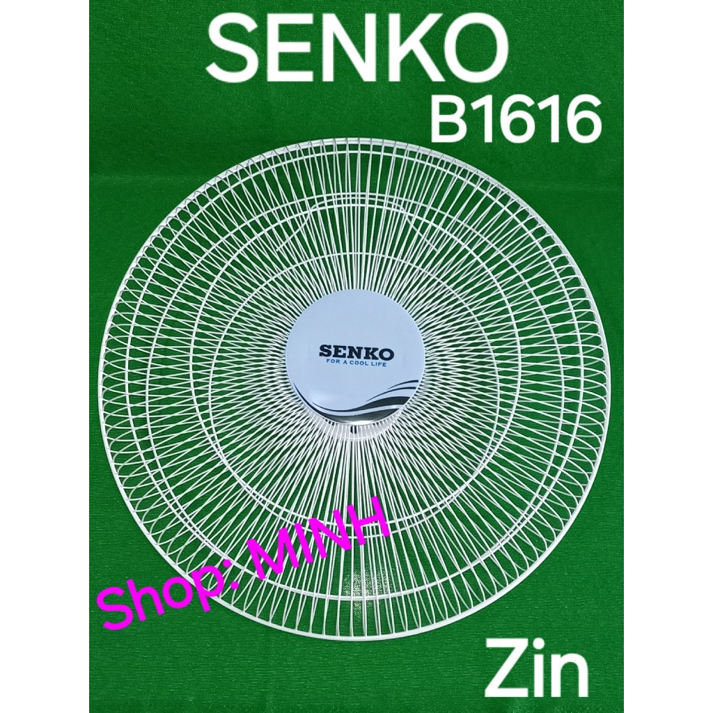 LỒNG quạt Senko B1616 zin theo máy – 44cm, BỘ LỒNG B4 KÈM MẶT THẢO quạt bàn B4 Senko B1616