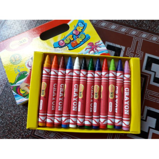 Bút sáp 12 màu Thiên Long CR-C016