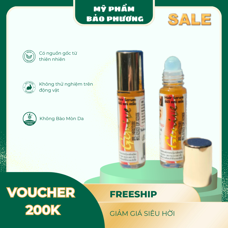 Lăn kích thích mọc lông mày, mi Thái Lan 2in1