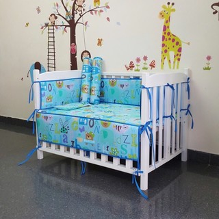 Combo nệm quây ga cho cũi 62x100cm