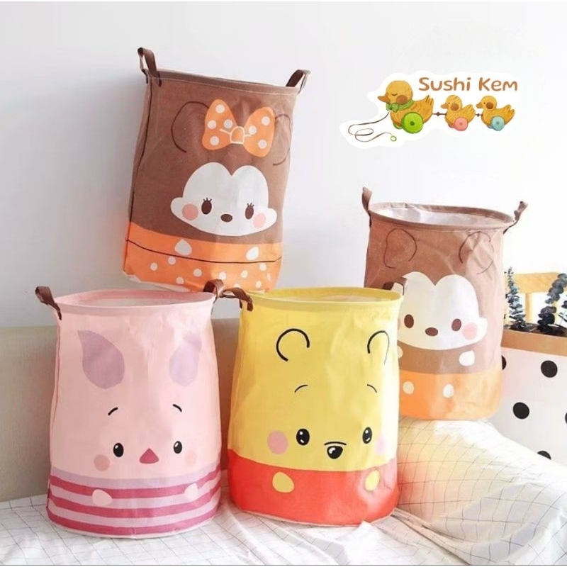 (FreeShip) Giỏ vải, Sọt vải đựng đồ đa năng